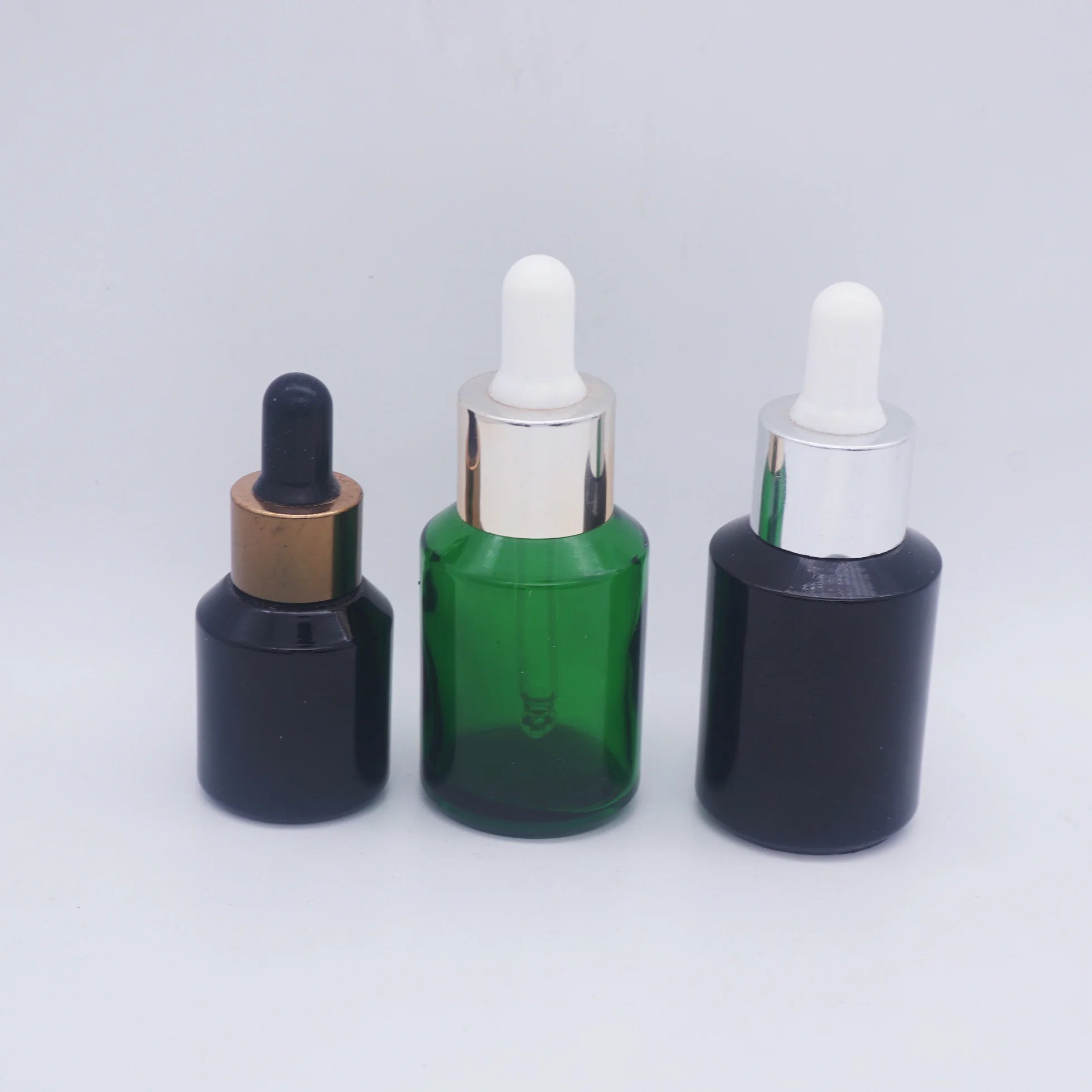 30 ml Oblique Shoulders Luxury Glass Tincture Bottles