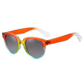 European and American Trend Lady Sunglasses Female Street Rainbow Colors Sunshade Round Eyewear