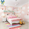 YKMK 0017 Hot Air Balloon 3d Cartoon Mural Wallpaper for Kids Baby Children Room Modern 100% Customized Product CN;GUA