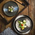 Wholesale Porcelain Ceramic Steak Plate Matte Crockery Stoneware Dinner Dish Restaurant Dinnerware Plates
