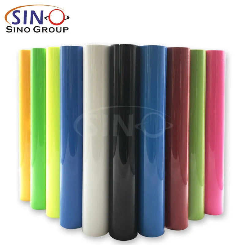 High Quality 0.5X25M PU Colored Water Proof PU Heat Transfer Vinyl Sheeting for Bag Textile Vinyl for Clothes