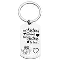 Soul Sisters Keychain Pendant Stainless Steel Metal with Silk Screen Printing Gift for Friends and Beyond