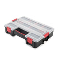 Transparent Storage Carry Removable Plastic Dividers Versatile Durable Storage Hardware Parts Organizers Tool Box