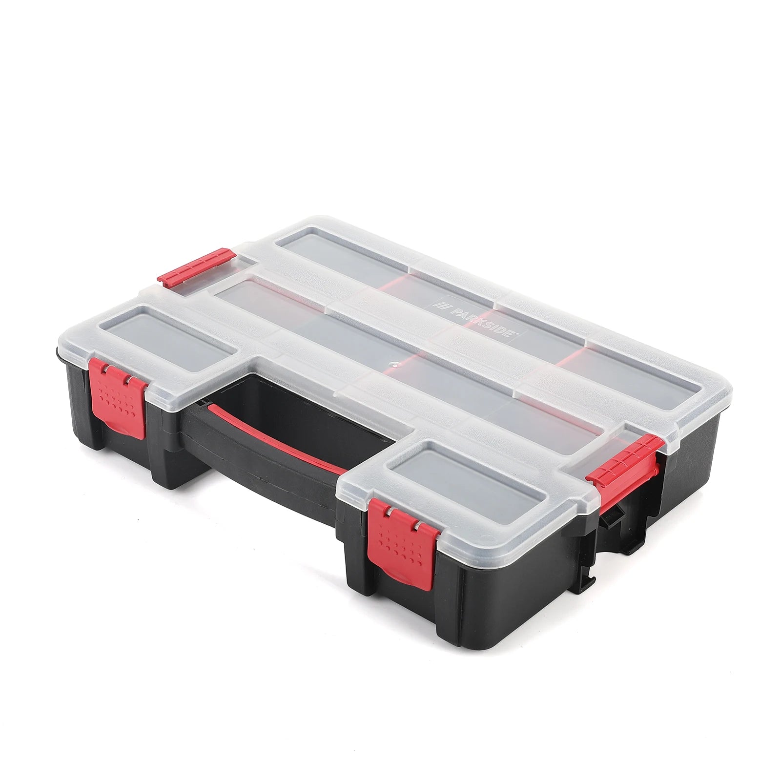 Transparent Storage Carry Removable Plastic Dividers Versatile Durable Storage Hardware Parts Organizers Tool Box