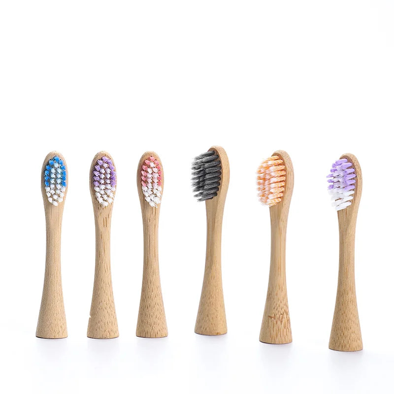 CE Approved Eco- Friendly Bamboo Electric Toothbrush with Bristles- Biodegradable Brush Head for Sale
