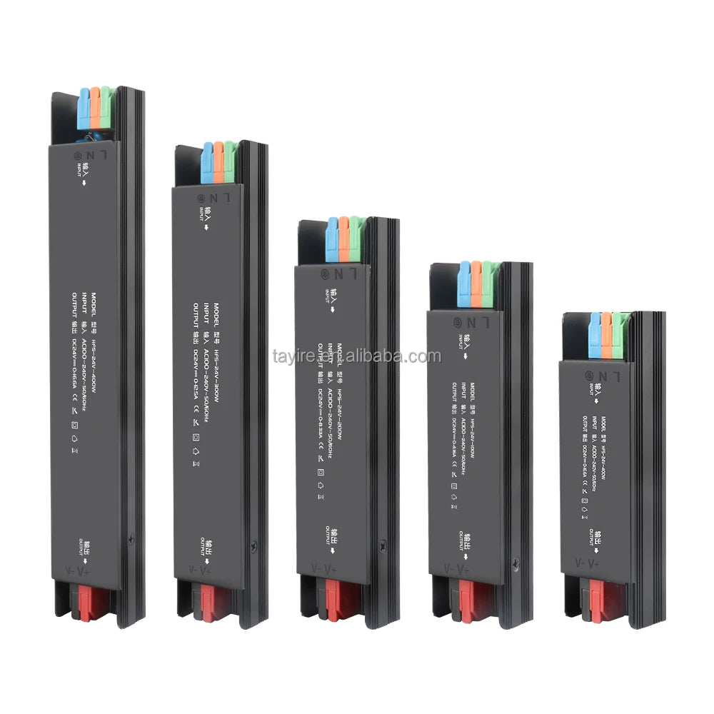 IP20 LED Strip Light Driver Transformer 100-240V AC DC 50% Efficiency Switching Power Supply 24V LED Driver MegaBDM