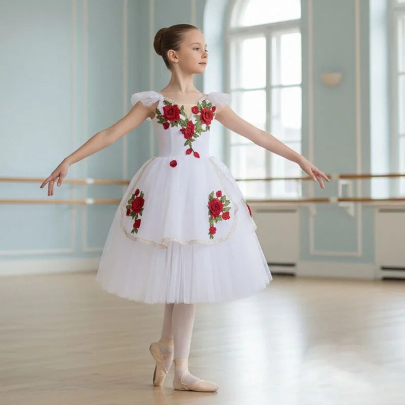 2024 Professional Ballet Tutu Costume for Girls and Adults Ballerina Dance Outfit for Children