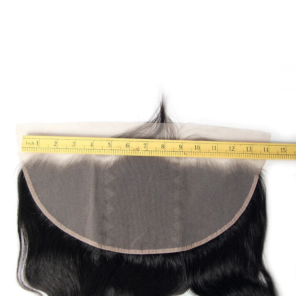 Cheap 13x4 13x6 Cuticle Aligned Chinese Virgin Hair Closure Transparent for HD for Machine Double Weft