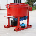 500kg Mortar Castable Refractory Pan Mixer Machine with Hydraulic Discharge Door