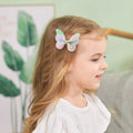 Butterfly Glitter Hair Clips Mini Cute Hair Accessories Three Dimensional Embroidery Butterfly Hair Clips for Women and Girls