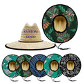Custom Sombrero Lifeguard Hats for Summer Beach Cowboy Hats With Customize Logo Woven Embroidery Patch