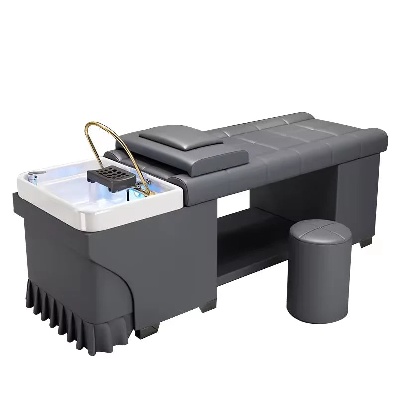 Multifunctional Shampoo Bed Barbershop Constant Temperature Water Circulation Beauty Hair Salon Thai Massage Bed