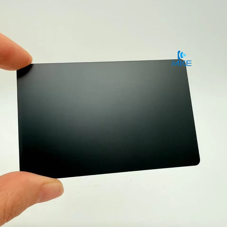 Matt Black Blank Copper Metal Business Cards