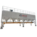 SDCAD CE Certified Special Customized Horizontal Steel Powder Silo Motor Gearbox High Capacity 10-160T/h Electric Cement Hopper