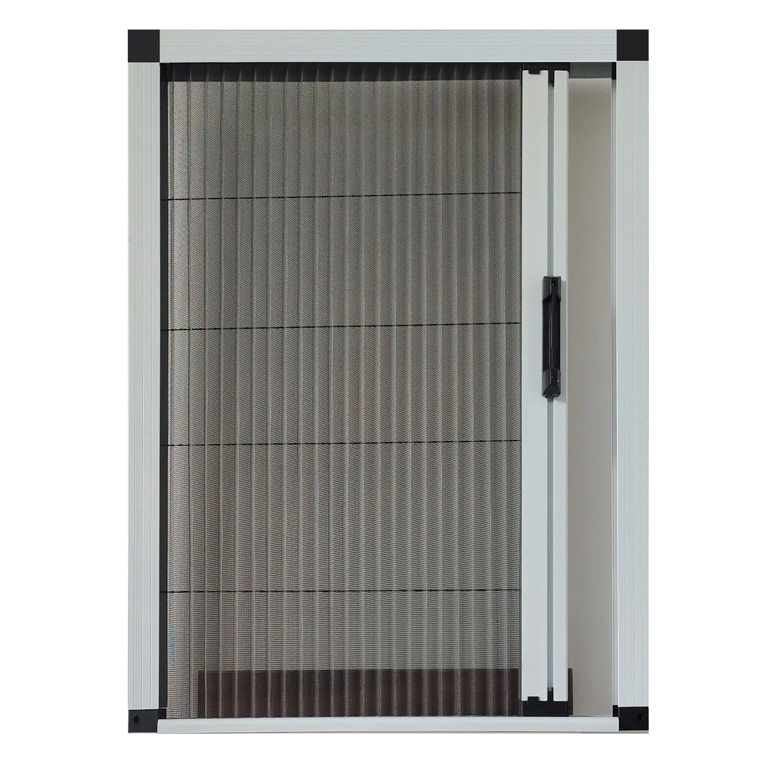 Modern Home Aluminum Alloy Frame Mosquito Net Double Folding Retractable Screen Sliding Door Window with Fly Screens