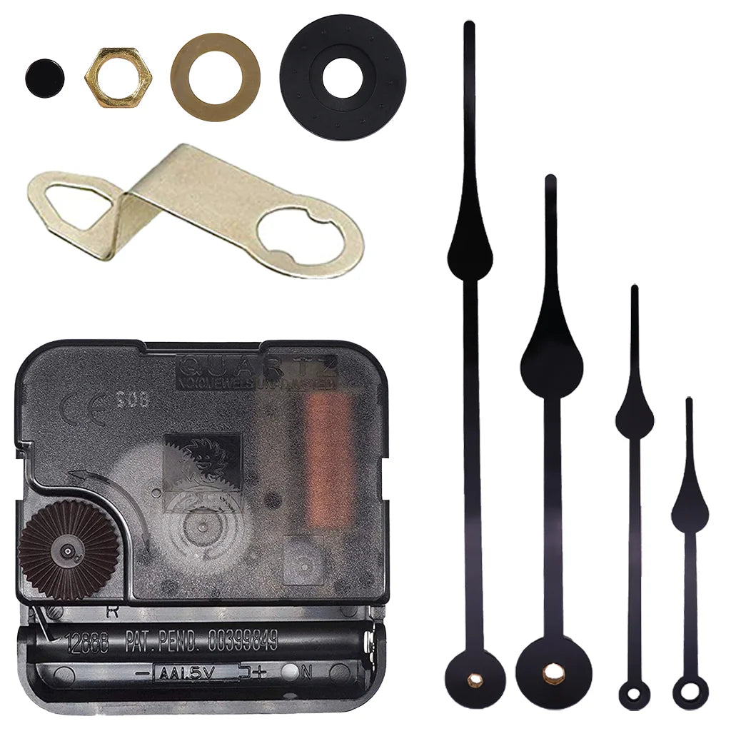 Young Town 14.5mm Quartz Clock Movements 12888 Step Clock Mechanism And Clock Hands