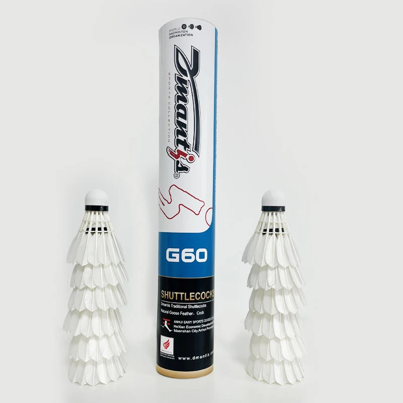 Custom International Competition Stable and  Durable Badminton Shuttlecock Goose Feather for Tournament
