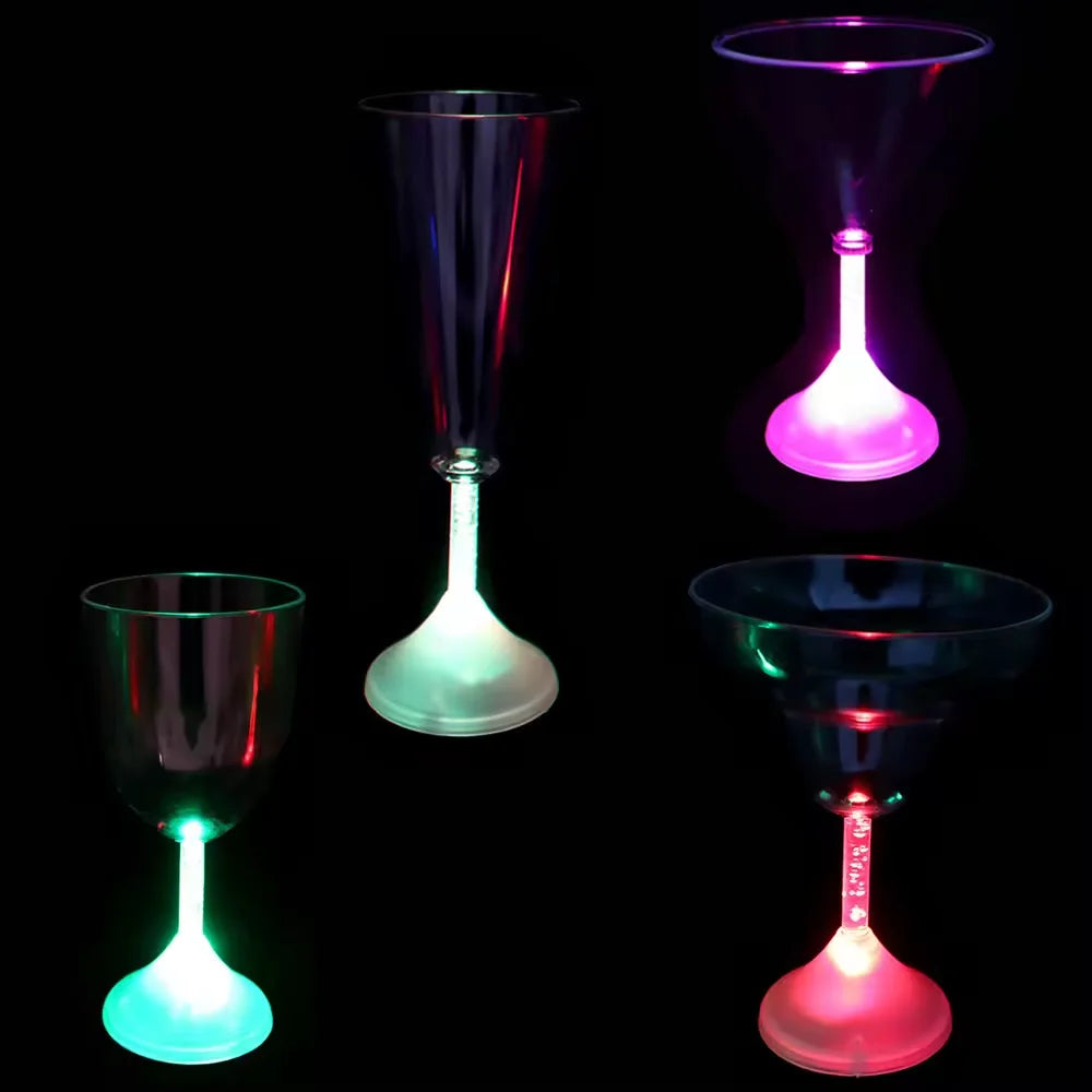 Multicolor LED Light up Cups for Parties Flashing Barware Lighting Cup