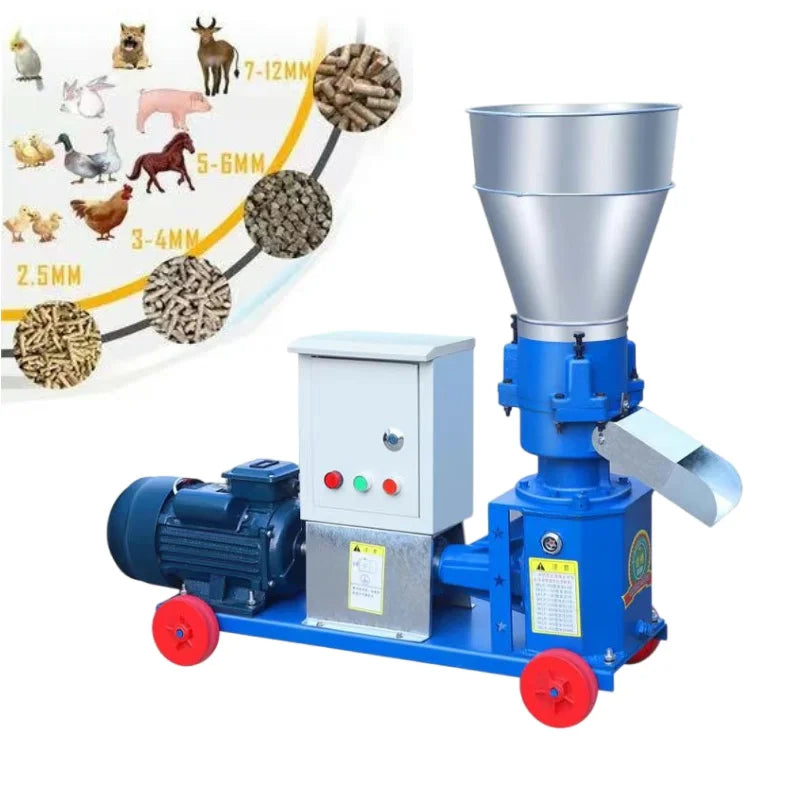 Small Diesel Electric Household Poultry Pellet Mill Feed Pellet Making Machine Animal Green Grass Corn Pellet Feed Machine