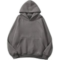 Wholesale Custom Logo Women's  Sweatshirt Fleece Oversized  Long Sleeve Hoodies With Kangaroo Pockets