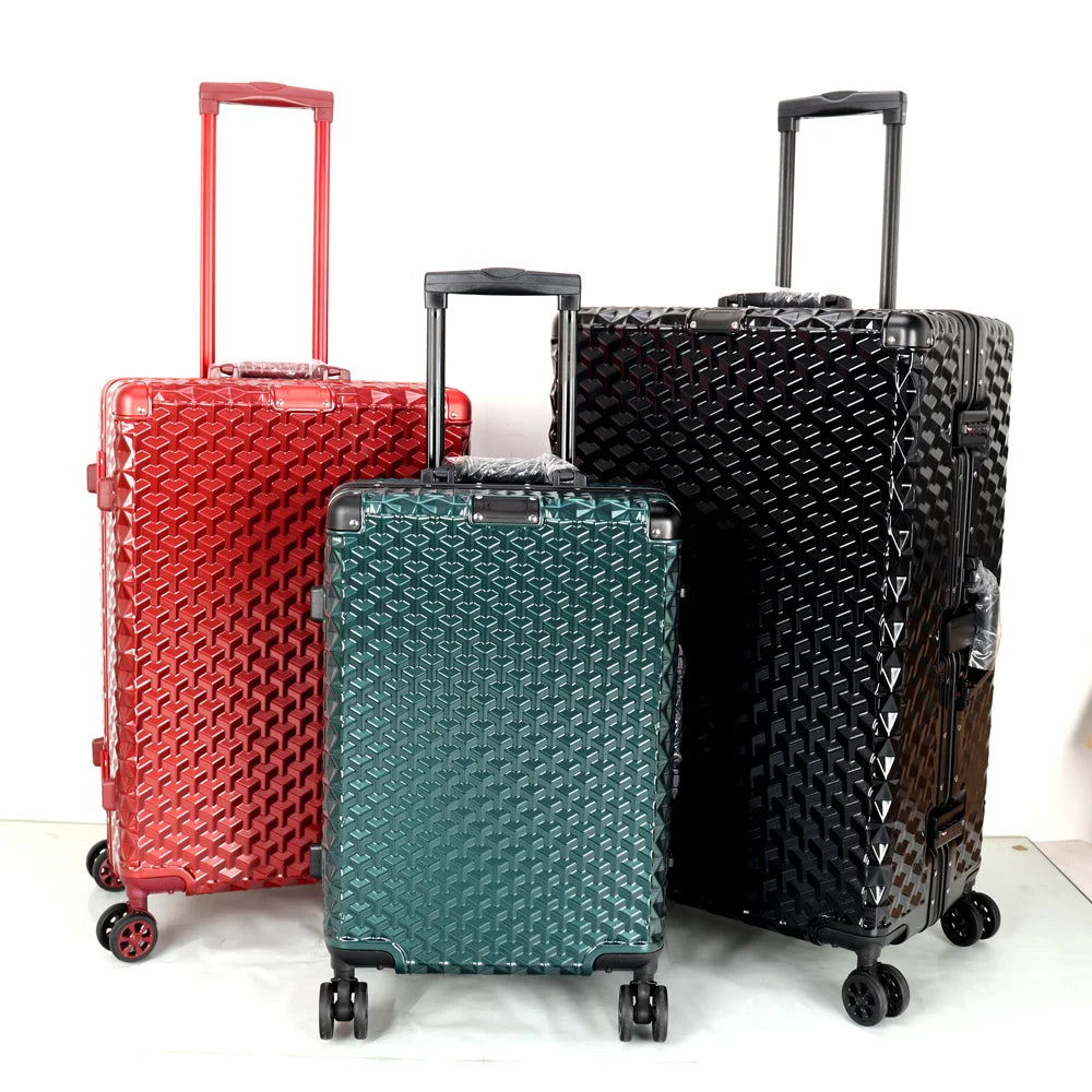 YUYI ABS+PC Thickened Trolley Case 20/24/28" Large Size Travel Luggage Spinner Caster Sports Boarding Bag Lock Custom Password