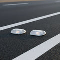 Plastic Solar Yellow Cat's Eye Reflective Highway & Urban Road Studs with High-Intensity Prismatic Reflectors-Roadsafe SLDD7