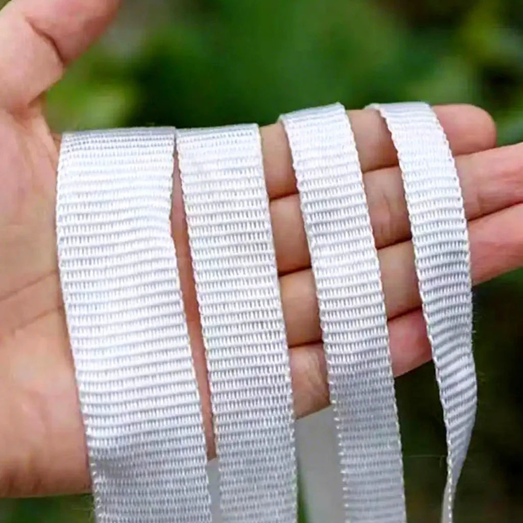 RIOOP Greenhouse Wind Straps 984 ft Woven Hold Down Straps Weather Resistant Ties Securing Greenhouse Covers Tarps