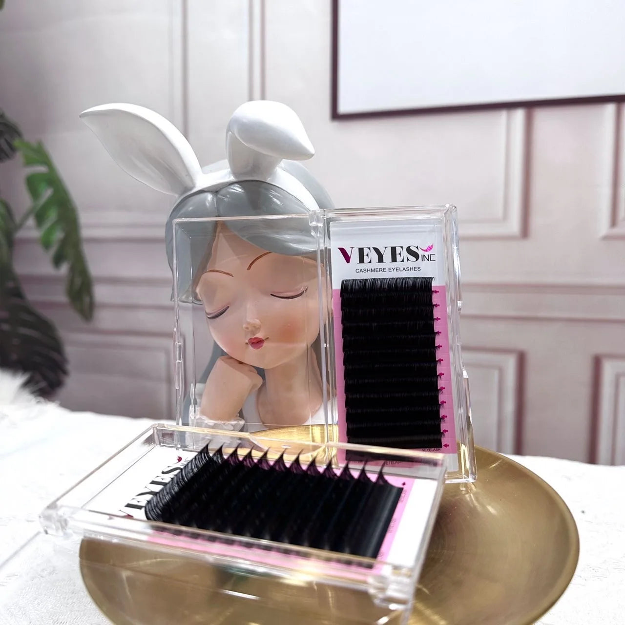 For Inc. Private Label Vegan Cruelty-Free Eyelash Extensions Siberian Mink Silk 0.15D Curl Matte Style PBT Material Natural