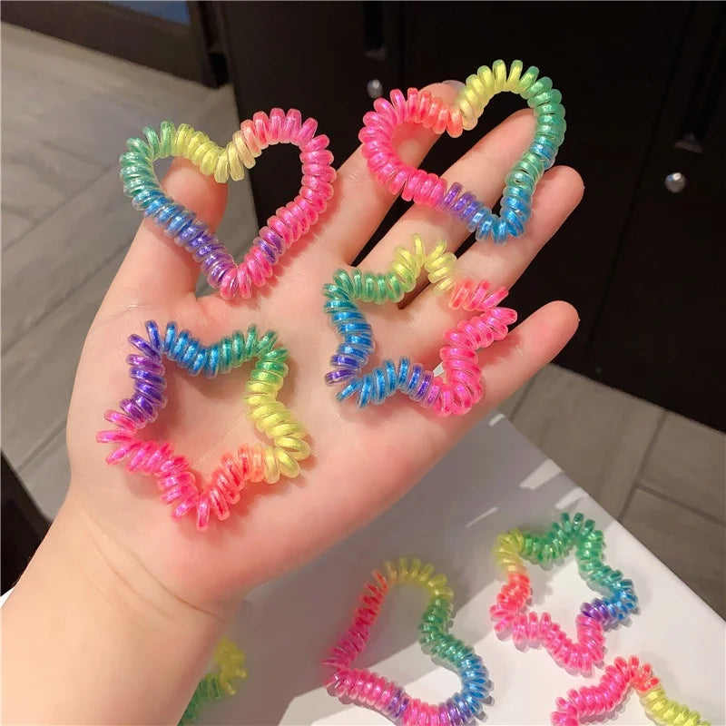 Wholesale Colorful Hair Rope 2021 New Design Hair Ties Elastic Hair Band Solid Gum Hairband for Girls