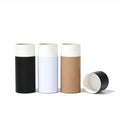 Kraft Biodegradable Solid Stick Lip Balm Packaging Custom Round Push-Up Tube for Cosmetics