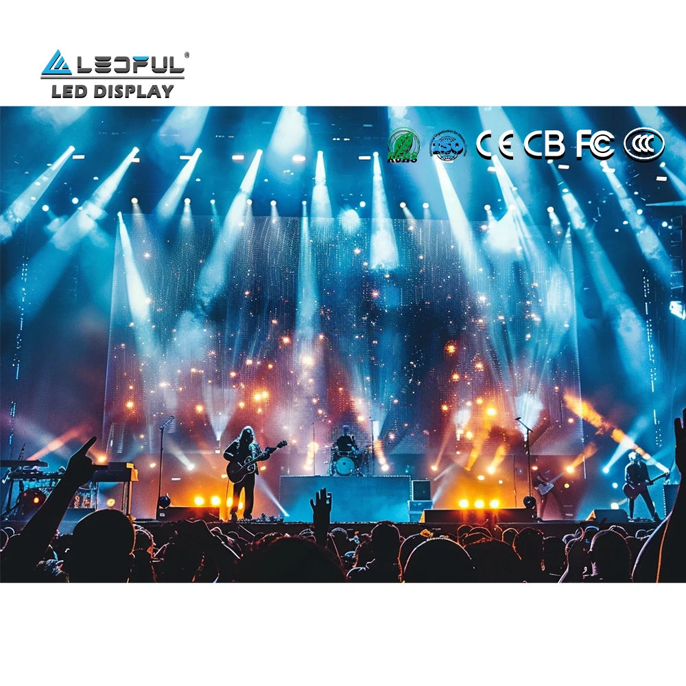 Turnkey LED Screen Package 10Ft X 12Ft Stage Events LED Video Wall Waterproof P2.6 P2.9 P3.9 P4.8 Indoor Outdoor LED Display