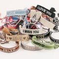 Hand Woven Bangles String Custom Cotton Friendship Christian Bracelet