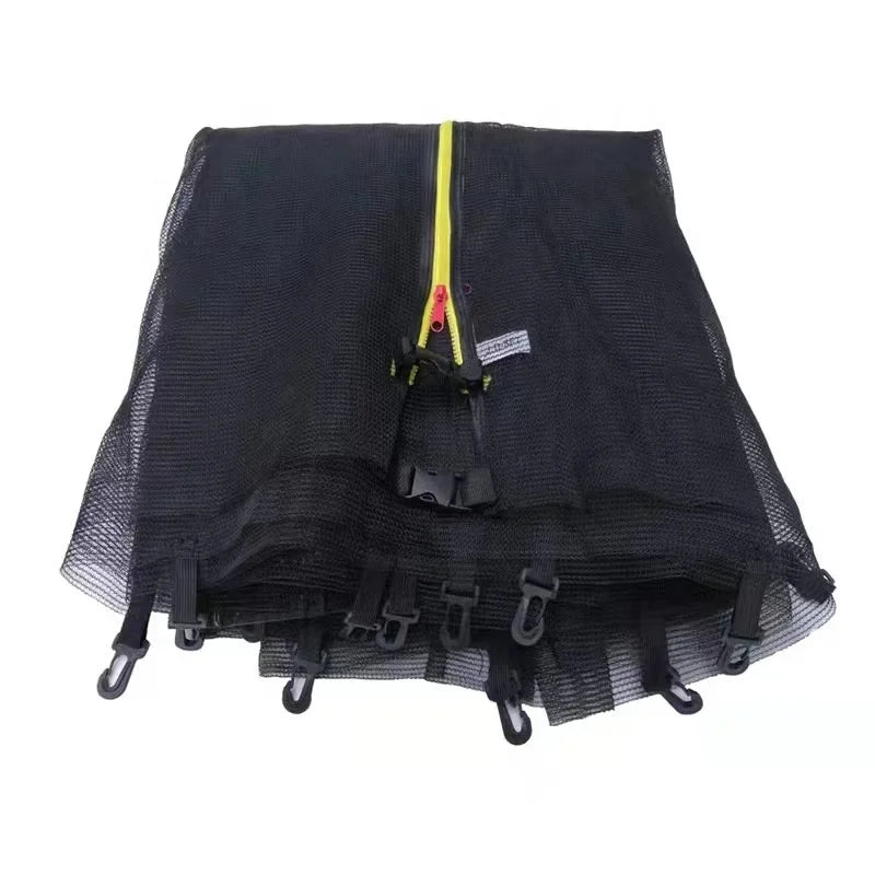 Black Nylon Protective Safety Net for Fitness Trampoline Indoor/Outdoor Use