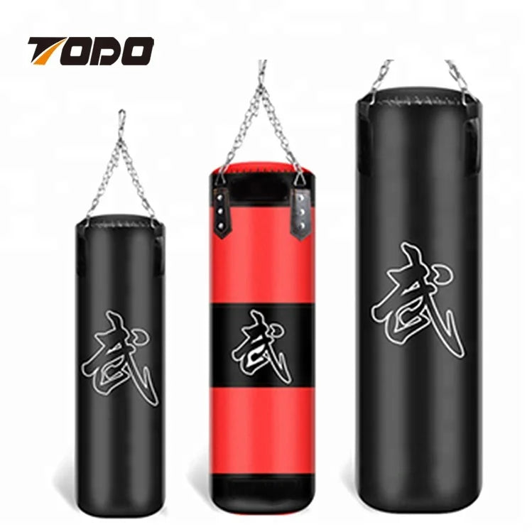 PU Material 25KG 360 Degree Rotation Heavy Punching Bag with Water/Sand Filling and Standing Design for Home Gym Use