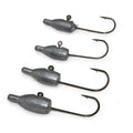 TAKEDO LY28 1.4g 1.8g 2.5g 3.5g Soft Worm Lures Hook  Lead Jig Head Rock Fishing Lures