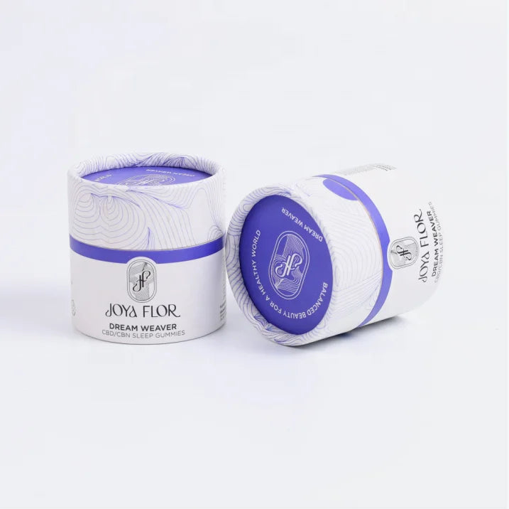 Eco-friendly Kraft Cardboard Facial Cream Round Packaging Tube Body Balm Paper Jar Deodorant Stick Container Oil-resistant