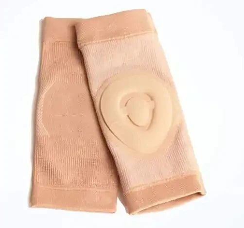 Custom Logo Nylon Knitting Silicone Pad Product Anti Slip Compression Yoga Pole Dancing Knee Brace Sleeve
