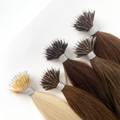 Fast Delivery Russian Virgin Full Cuticle Nano Ring Keratin Tip Human Hair Extensions