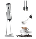 Handheld Battery USB Charging Handheld Foam Maker with Balloon Whisk Milk Frother