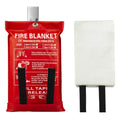 Skin-Friendly 1/1.2/1.8/2m Fiberglass Fire Safety Blanket for Home & Garage Emergency Protection