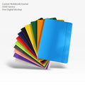 Customized A5 Leather Hardcover Sewing Binding Notebook Strap Closure Logo Printing Available Suitable Business Professionals