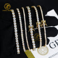 Cheapest White GRA Moissanite Tennis Chain Bracelet Ice Out 925 Silver Bracelet Hiphop Men 2-5mm Moissanite Bracelet