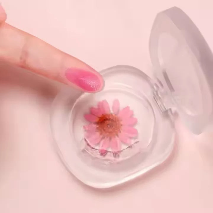 Magic Make up Color Changing Blush Black Blush Private Label Cream Blush Palette With Flower