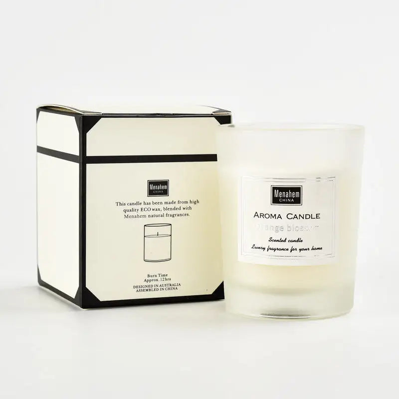 Best Selling Scented Luxury Wax Candles in Glass Jar Aromatic Candles Customized Scented Candle Aromatherapy Cotton Wicks Bath
