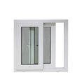 LML Upvc Door Window Three Track Sliding Window Profile Upvc Double Glazed windows Window Double Tempered Glass for Apartment