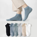 Spring and Summer Thin Socks Cotton Men Socks Breathable Sweat-Absorbing Ankle Sports Mesh Design Socks