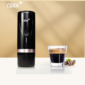Mini Espresso Coffee Maker-Battery-Powered Temperature Control Programmable Brew Multi-Use for Car Home Outdoor