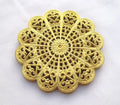 Large Brass Filigree 55mm Round Stamping Decorative Finding for Jewelry Making
