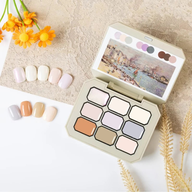 HONEY GIRL Professional Beauty Nails Solid Cream Nail Art Painting Palette Custom Private Label UV Gel Polish