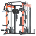 Commercial Home Gym Smith Machine Total Body Cage Workout Gym Equipment Tower Squat Rack with Pulley System Weight Lifting